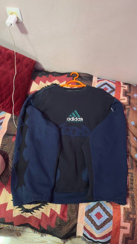Свитшот апсайкл Adidas ручная работа ХХЛ 7