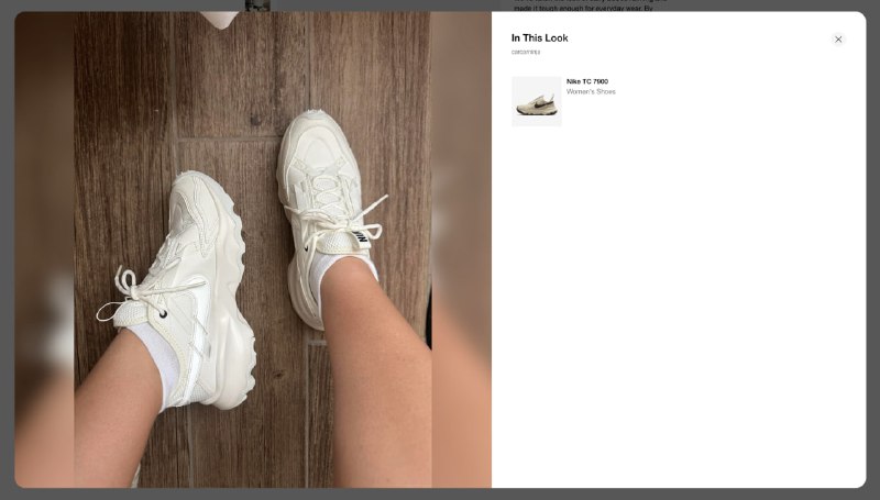 Кроссовки Nike TC 7900 белые, 39 размер