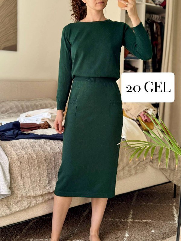 Серое платье, зеленое платье, бежевый лонгслив, свитер, красное платье, рубашка LCW 2