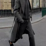 Пальто Zara, костюм Nike, свитер Massimo Dutti, жакет Massimo Dutti 1