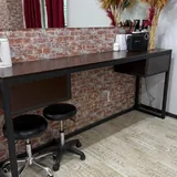Стол, высокий стул, вешалка, стол для бровиста 3