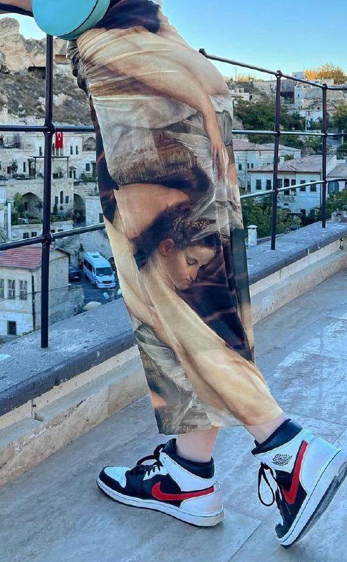 Юбка Zara с интересным принтом