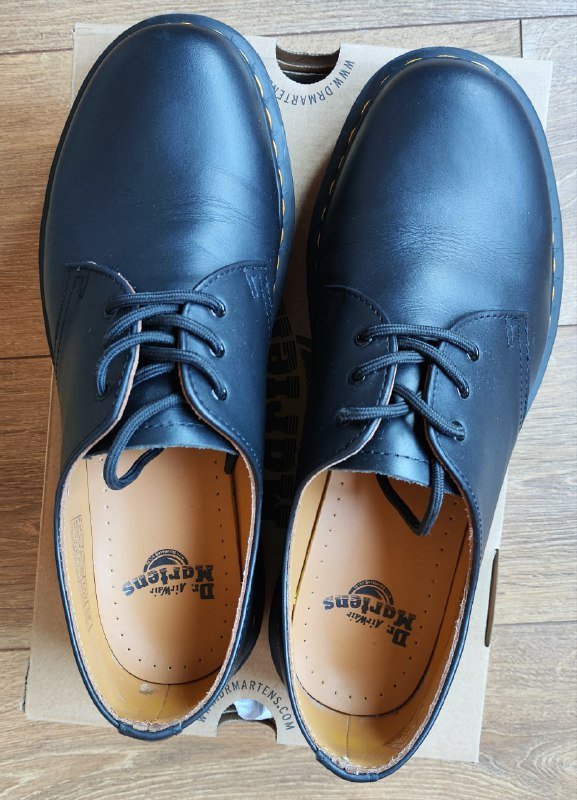 Dr. Martens 1461 Nappa Black мужские туфли 2