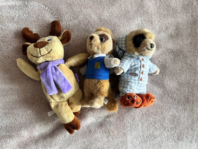 Мягкая игрушка сурикат в школьной форме, в пижаме, новогодний олень 9