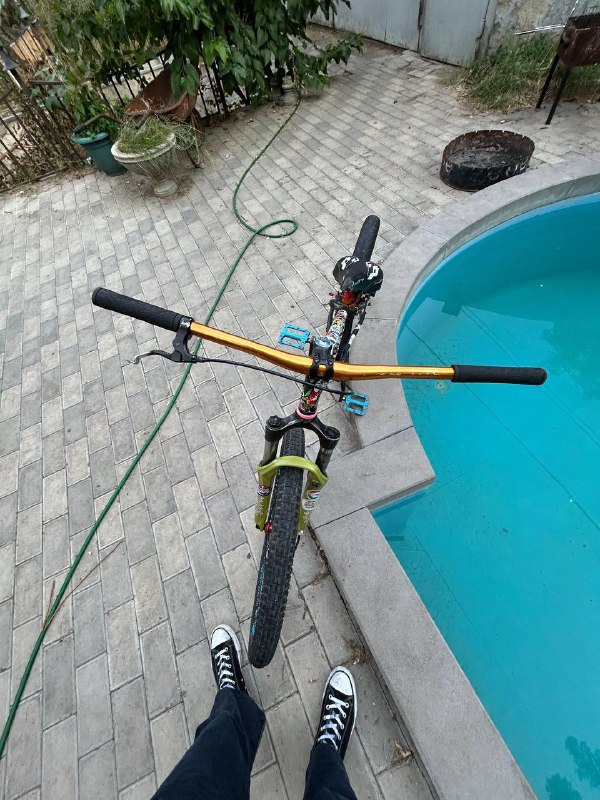 Кастомный MTB дёрт-джамп байк 26" с дисковым тормозом 3