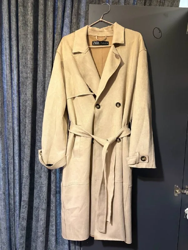 Тренч Zara, размер S-M 1