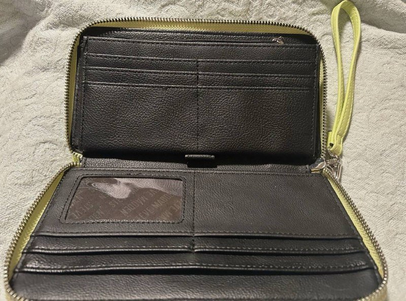 Кошелек Steve Madden желтый вместительный 3