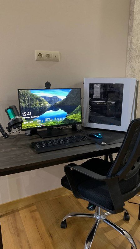 Система компьютер AMD Ryzen 5 2600 32GB 500GB SSD RX 580, монитор MSI 24' IPS