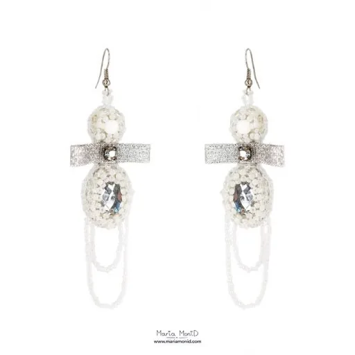Серьги White