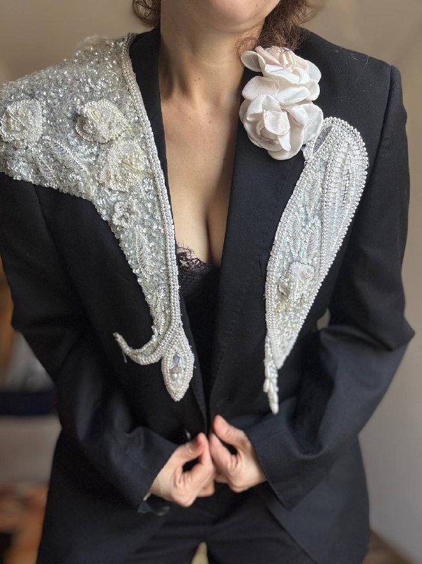 Пиджак апсайкл мужской оверсайз 6