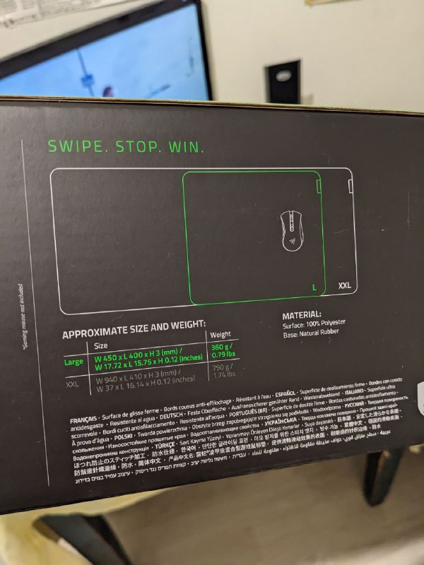 Razer Strider Large gaming mouse mat 4