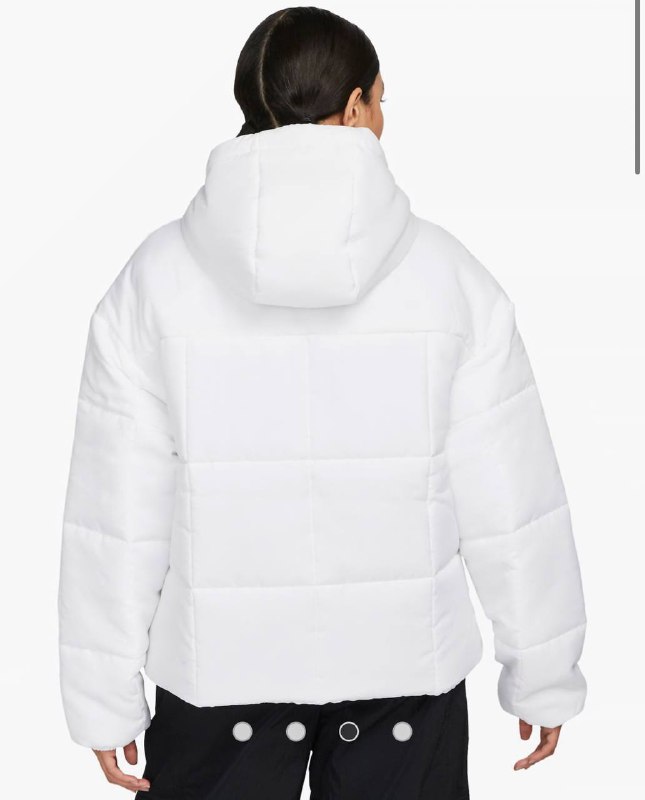 Оригинальный пуховик Nike Thermal-Fit белый S 2