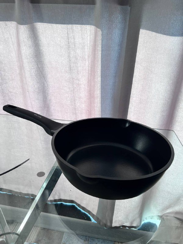 Сковорода тефлоновая с крышкой 28 см Ronig новая 2