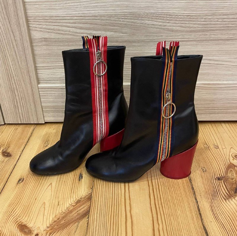 Женские ботильоны из натуральной кожи 37,5 размера