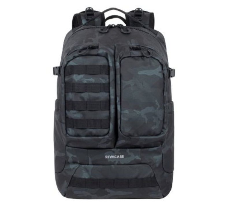 Рюкзак Rivacase 7661 32L 17 дюймов Laptop Backpack Navy Camo 1