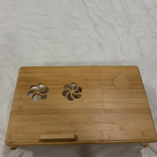 Wooden laptop table for a bed or armchair