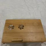 Wooden laptop table for a bed or armchair 1