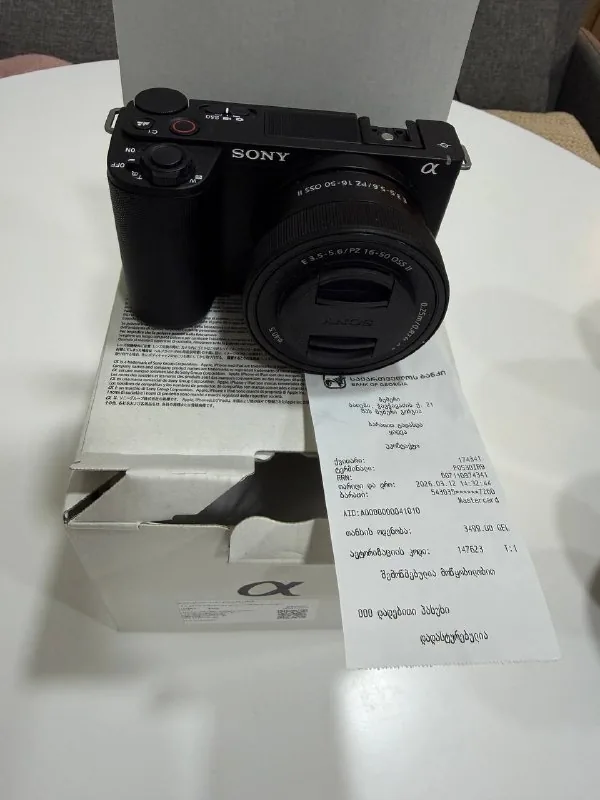Sony zv-e10 ii камера с объективом 16-50mm