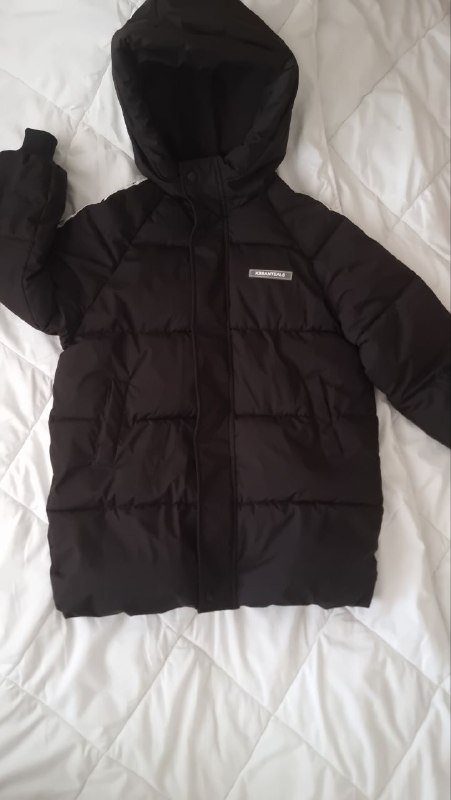Новый лёгкий классный пуховик на ребёнка 9-11 лет