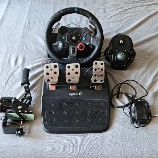 Руль Logitech G29, педали, ручник, переключатель