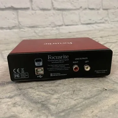 Focusrite Scarlett Solo аудиоинтерфейс 1