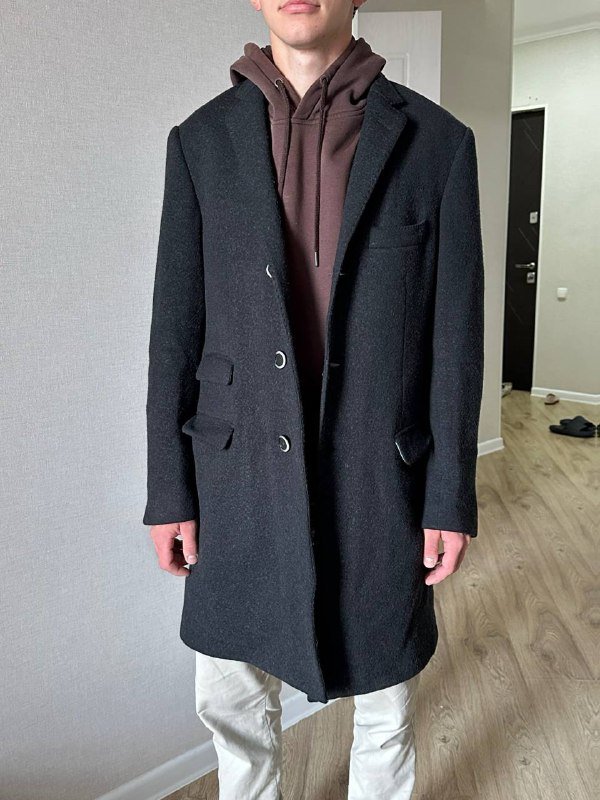 Пальто мужское демисезонное базовое