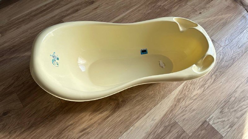 Ванночка детская со стикером температуры 2