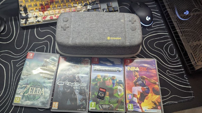 Игры для Nintendo Switch и сумка для Nintendo