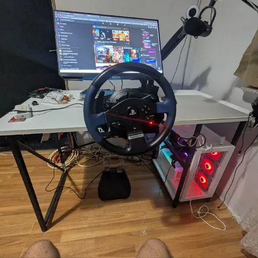 Игровой руль Thrustmaster T150, педали T300