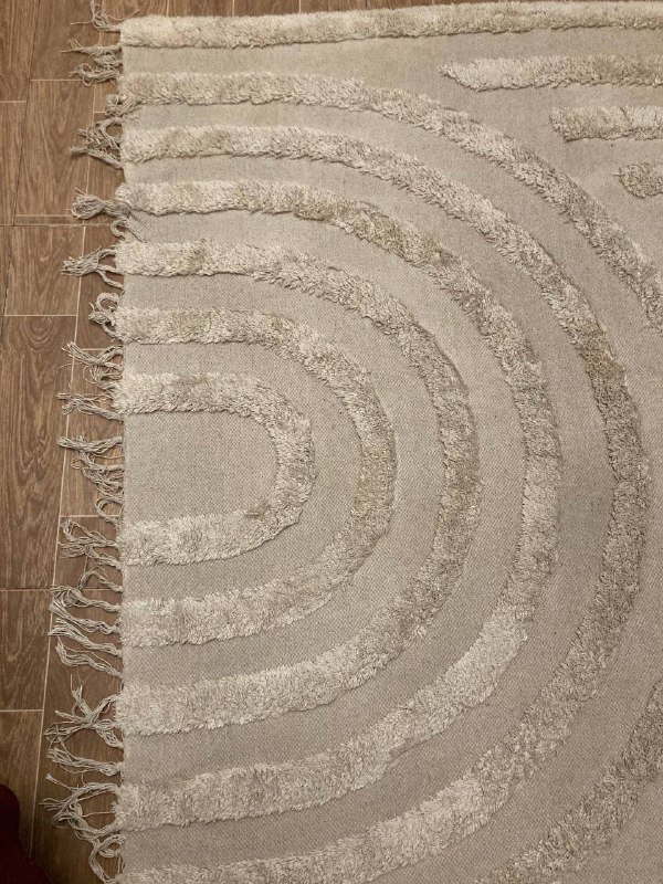 Ковер Jysk бежевый кофe с молоком 140x200 2