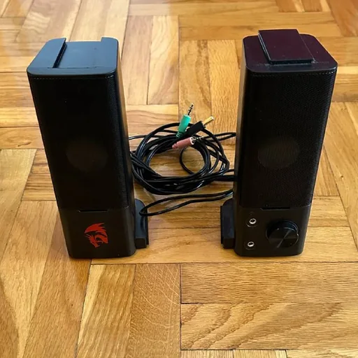 Колонки Redragon GS550, колонки Microlab B16, наушники A4Tech Bloody G300