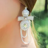 Серьги White 4