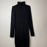 Платья и рубашки с принтами, черное платье-чулок, платье Zara 7