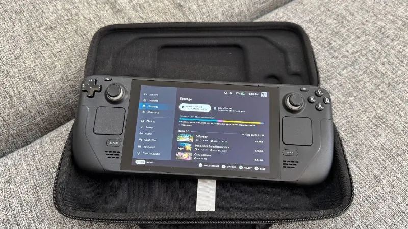 Steam Deck, монитор Lenovo 1