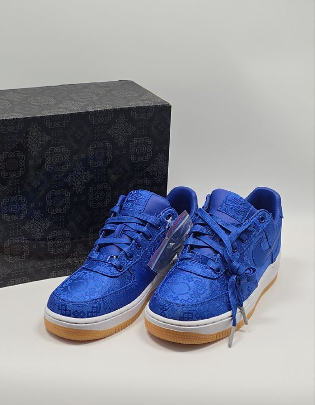 Nike Air Force 1 Low CLOT Blue Silk кроссовки 38 размер 4