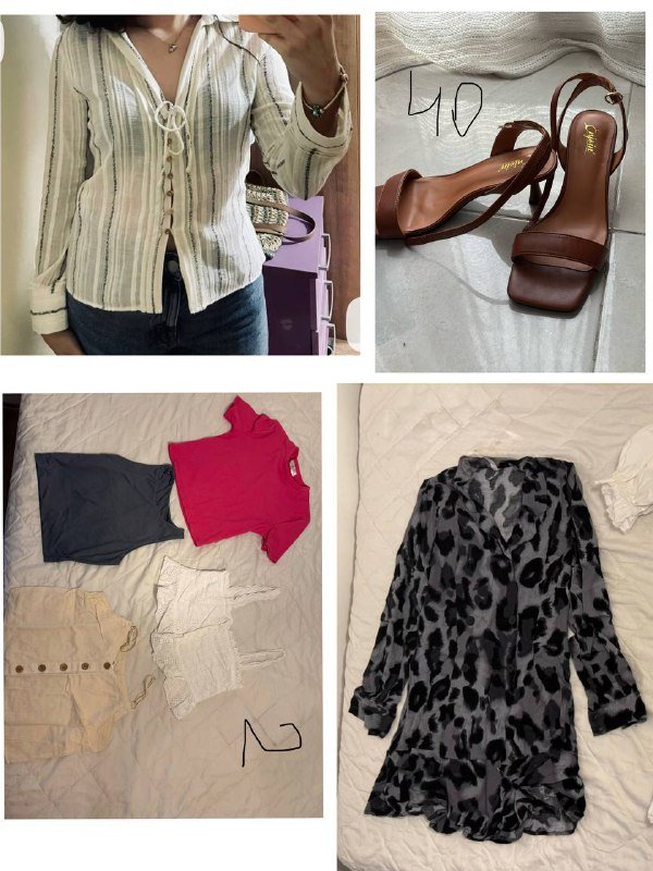 Одежда размер S, босоножки, топы 4