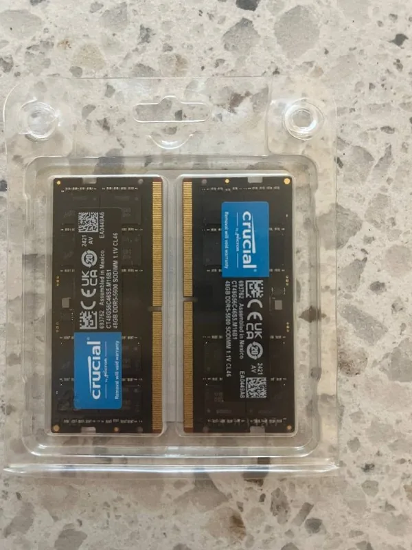 Оперативная память Crucial SODIMM DDR5-5600 96 ГБ 1
