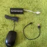 USB-хаб Hama, мышь Logitech, кабель USB-A to USB-C 1
