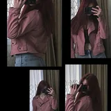 Pink, beige and green jackets 1