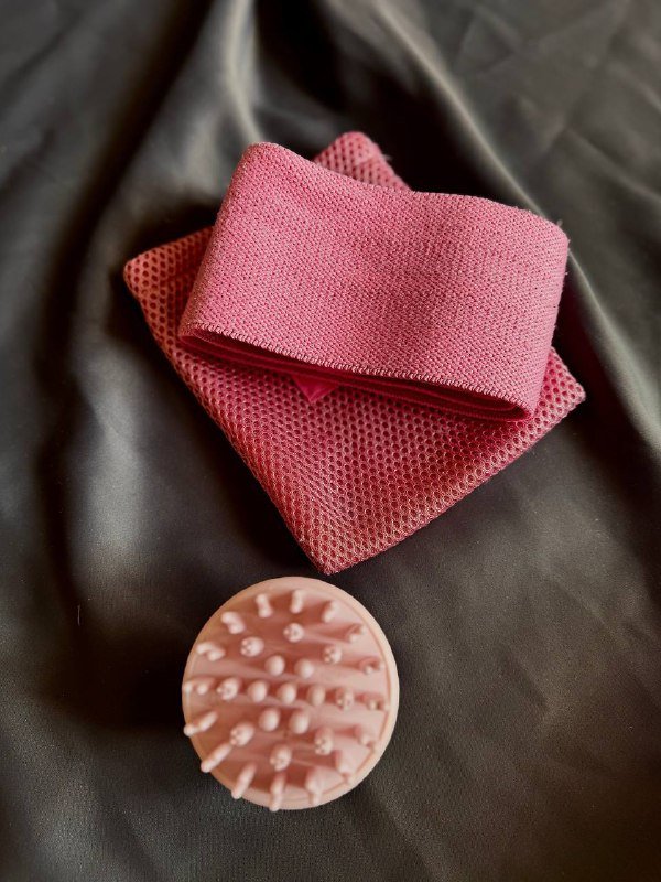 Резинка для спорта, массажер розовый