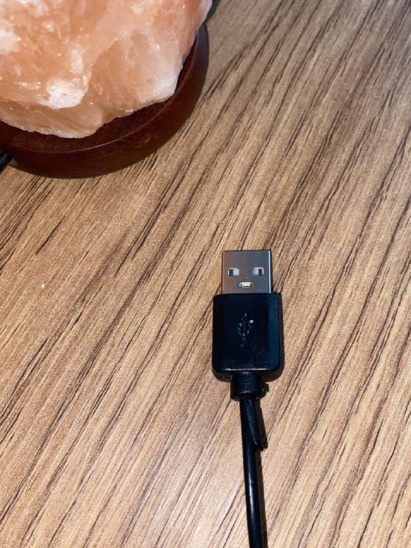 Солевая лампа, 10,5 см, работающая через USB 2