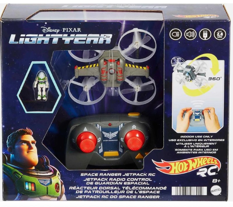 Детская игрушка-дрон Hot Wheels Lightyear
