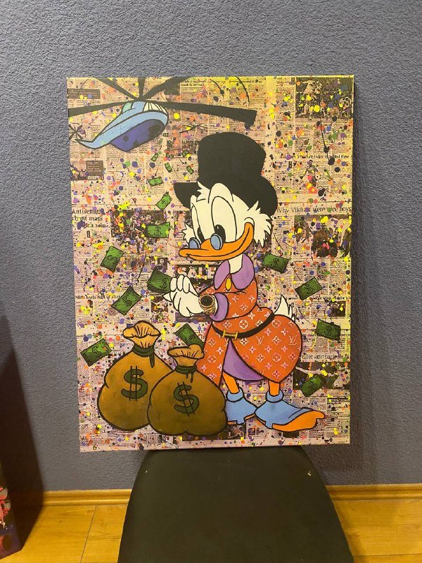 Картина с розовой пантерой, Картина с Скруджем Макдаком, Фотоаппарат Olympus SuperZOOM 700xb 2