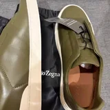 Мужские оливковые кроссовки Ermenegildo Zegna 3