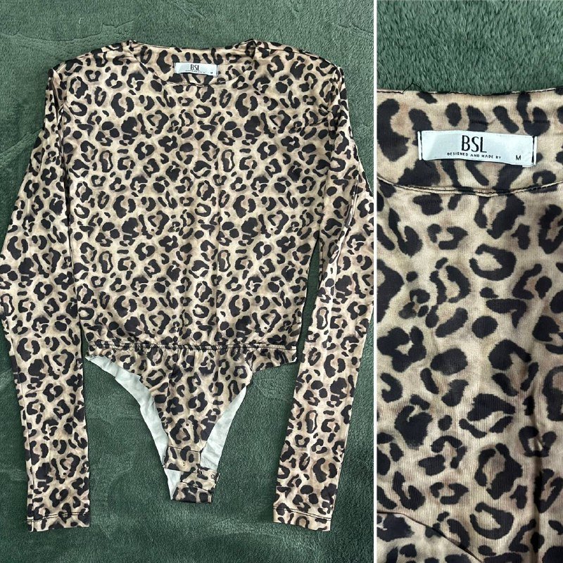 леопардовый боди BSL, брюки ICHI, платье, джинсы 1