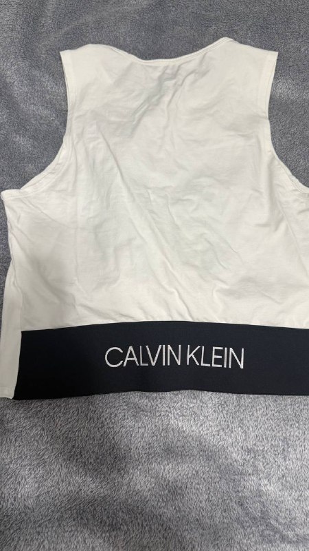 Топ Calvin Klein белый большой размер 2