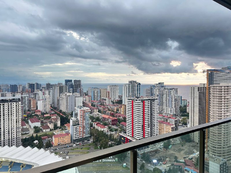 1+1 квартира в аренду, 60 кв.м, 35 этаж, вид на море, духовой шкаф 7