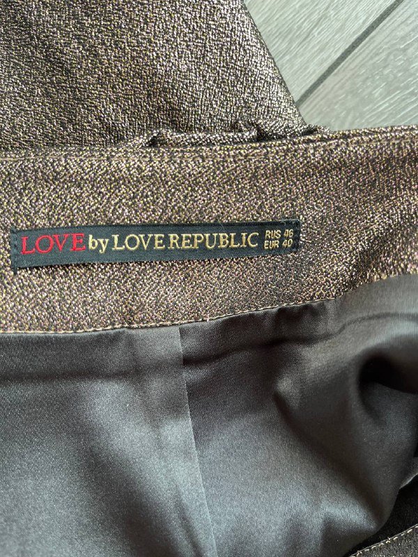 Юбка LOVE by LOVE REPUBLIC коричневая 3