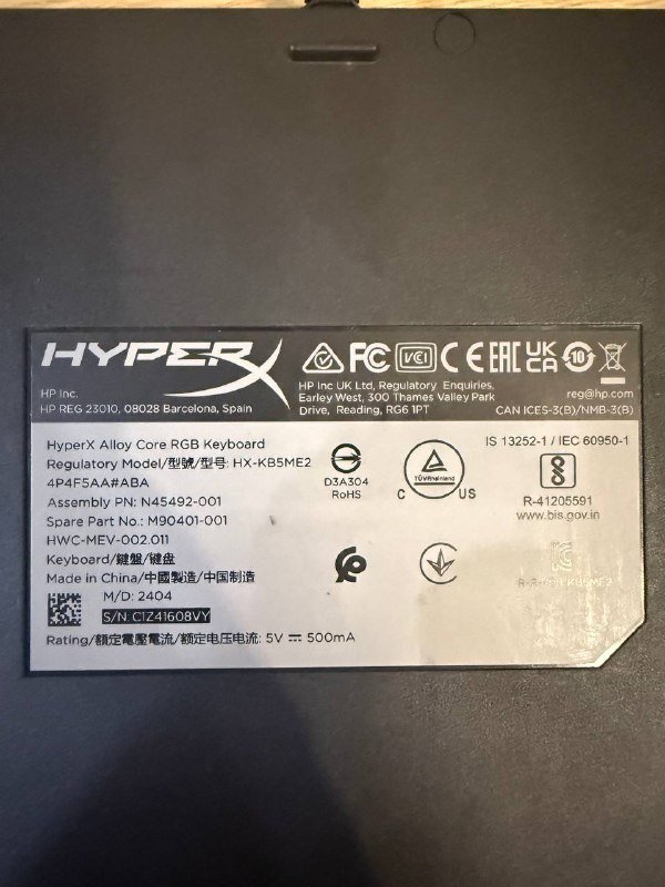 Оперативка G.Skill Aegis 16 ГБ, Клавиатура HyperX Alloy Core RGB, Держатель кабеля Razer Mouse Bungee V3, Игровая мышь Steelseries Rival 3 4