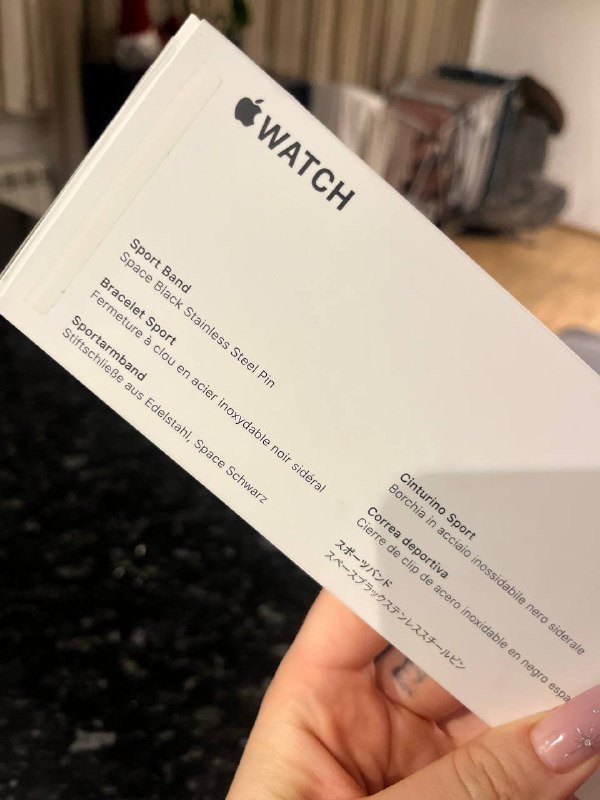 браслет для Apple Watch 44mm black sport band 3